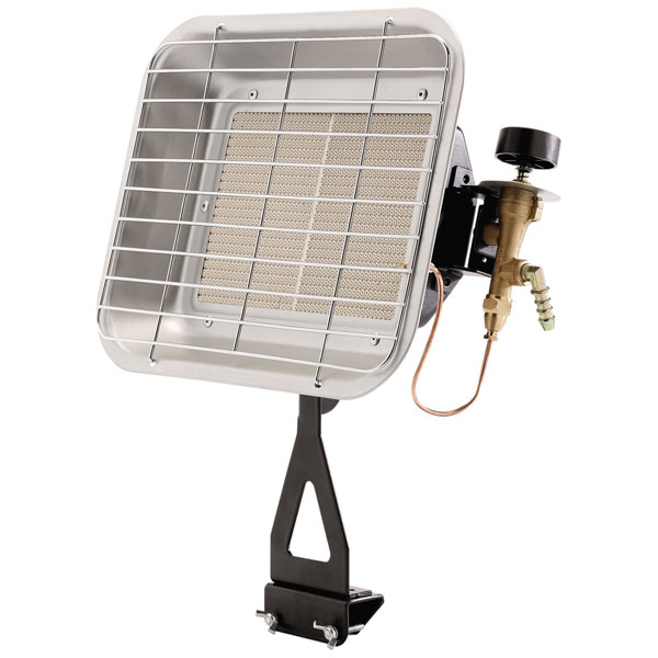 Draper 07866 Bottle-Mounted Propane Space Heater 15,354 BTU/4.5kW ...
