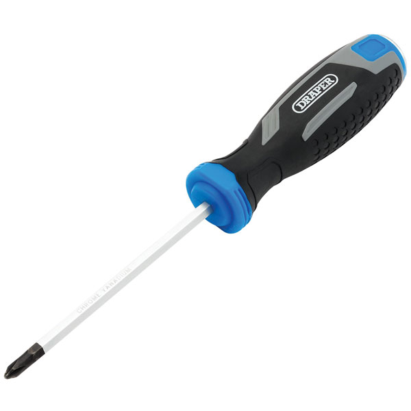 Draper 13487 Pound Thru Soft Grip Screwdriver Set (9 Piece)