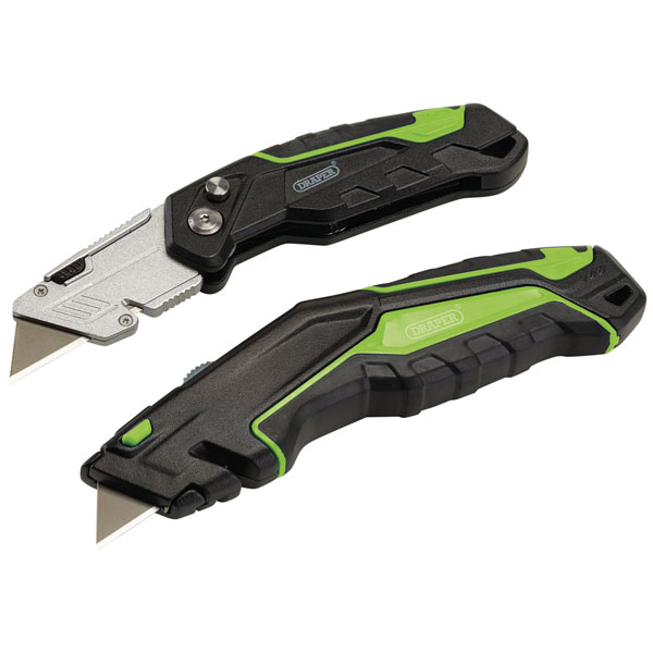 Click to view product details and reviews for Draper 04773 Retractable And Folding Trimming Knife Set 10xsk2 Two.