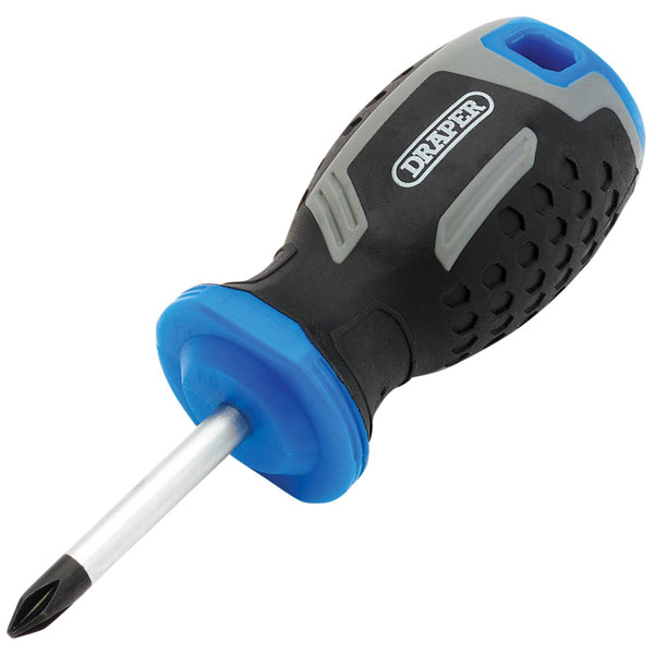 Draper 13356 Phillips Soft Grip Screwdriver, PH1 x 38mm