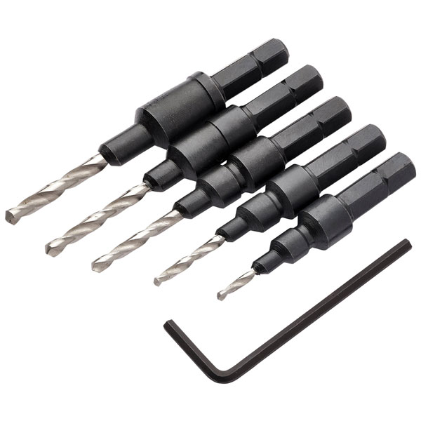Draper 5 Piece Countersinking Drill Bit Set - Image 8