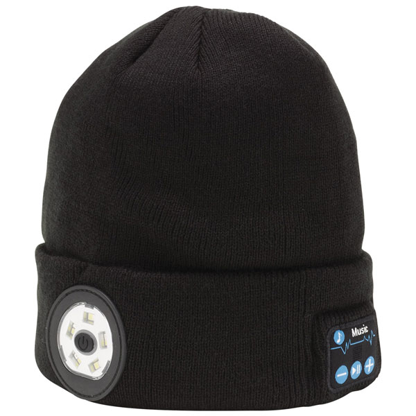 Draper 28346 Smart WL Rechargeable Beanie-LED Torch-USB Cable BK 1...