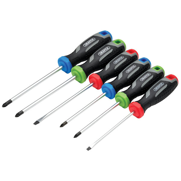 Draper 6 Piece Soft Grip Screwdriver Set - Image 8