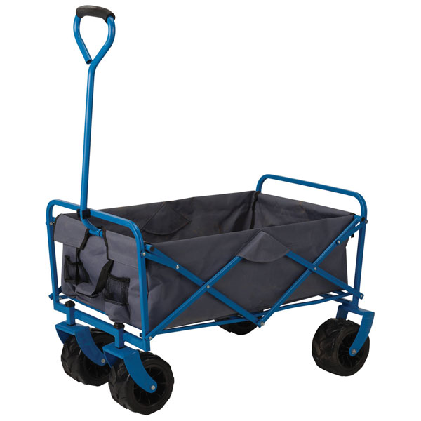 Draper 03217 Foldable Cart / Large Wheels - 80kg - EVA Foam Grip -...