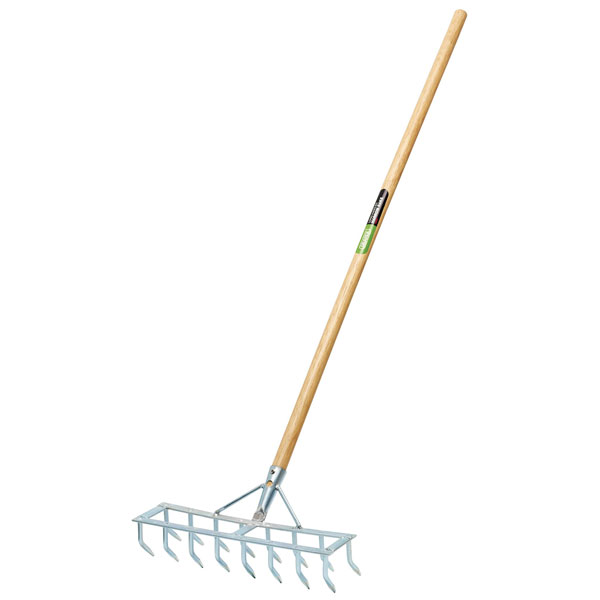 Draper 09994 Long Handled Steel Harrow Rake and Scarifier