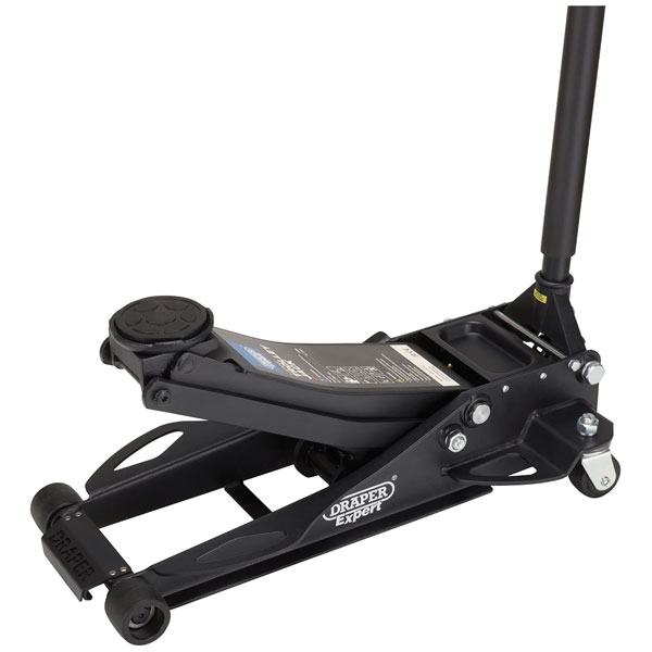 Draper Expert 28464 Prof Low Profile Fast Lift Trolley Jack 3T BK