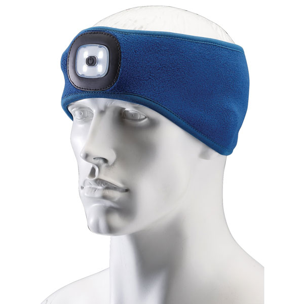Draper 95172 Headband with USB Rechargeable LED Torch, 1W, Black, ...