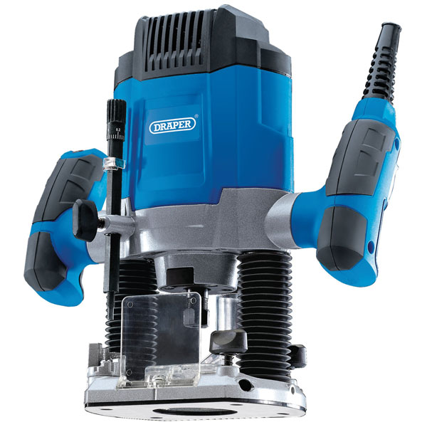 Draper 02519 230V Variable Speed Router 1/4" 1200W Accessories Sup...