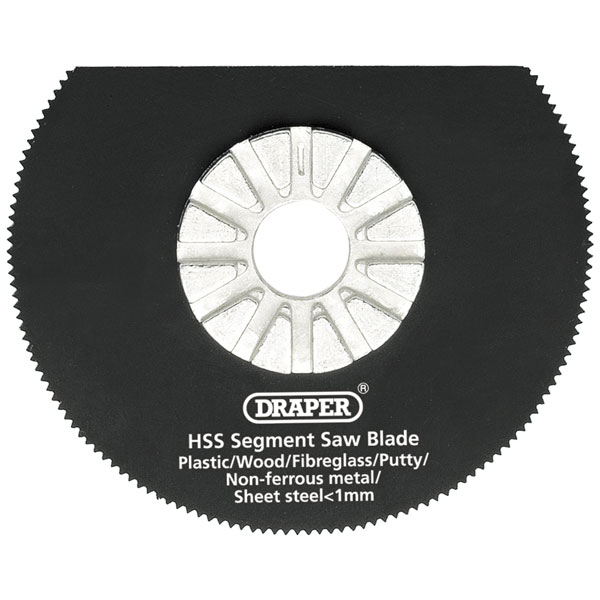 Draper 26057 HSS Segment Saw Blade, 63mm Diameter, 18tpi