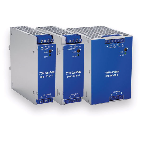 TDK-Lambda DRB50-12-1 12V 3.4A 50W Single Output Din Rail Power supply