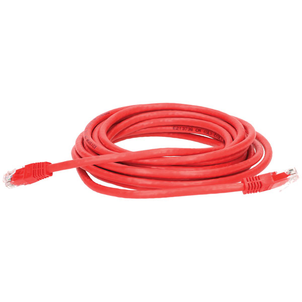 TruConnect TRUP63.0RD 3mtr CAT 6 UTP PVC Full Copper Patch Lead - Red