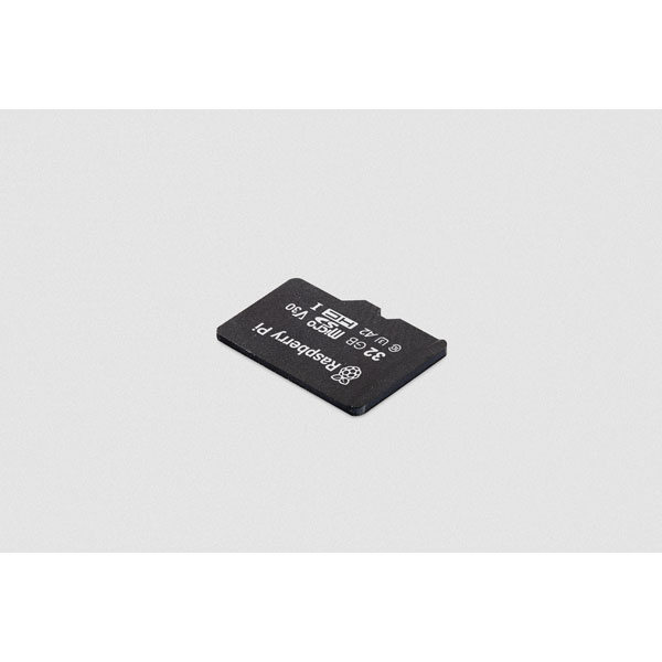 Raspberry Pi SC1660PM RPi Mic SD Card 32GB A2 Class Pre-Prog SD Ad...