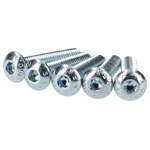 R-TECH 337383 M3 X 10 Hex Socket Countersunk Screws Steel BZP - Pack Of 100