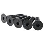 R-TECH Hex Socket Countersunk Screws Steel Black Range