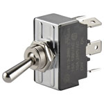 597255 - Toggle switch,Panel Mount,On/On,DPDT,Quick Connect