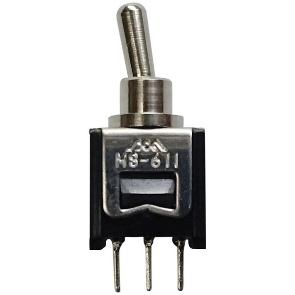 TruComponents 751446 Toggle switch PCB Mount On/On SPDT Solder Pins