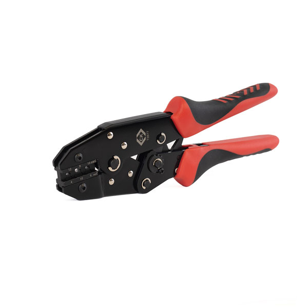 CK Tools T3677 Ratchet Crimping Plier Solar PV 250mm 2K 4-10mm