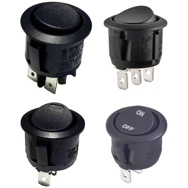 TruComponents 751517 Rocker switch,Panel Mount,On/On,SPDT,Quick Co...