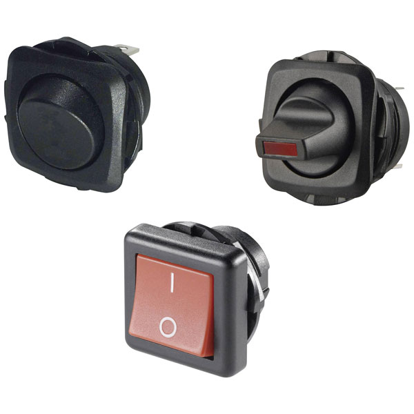 TruComponents 751566 Rocker switch,Off/On,SPST,Illuminated,Quick C...