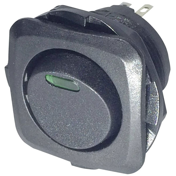 TruComponents 751569 Rocker switch,Off/On,SPST,Illuminated,Quick C...