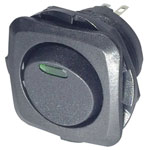 TruComponents Rocker Switch Off/On SPST Illuminated Quick Connect Range
