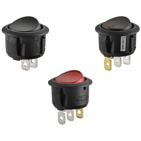 TruComponents 751577 Rocker switch,Off/On,SPST,Illuminated,Quick C...