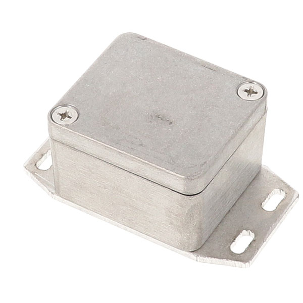 Hammond 1550Z124FBK Thick Wall Flanged Die Cast Enclosure, 223 x 1...