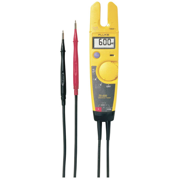 Fluke 659612 T5-600 two-pole voltage tester CAT III 600 V LCD, aco...