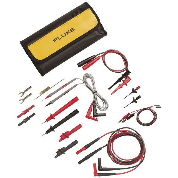 Fluke 3045631 TLK287 safety test lead, banana jack 4 mm, red/black...