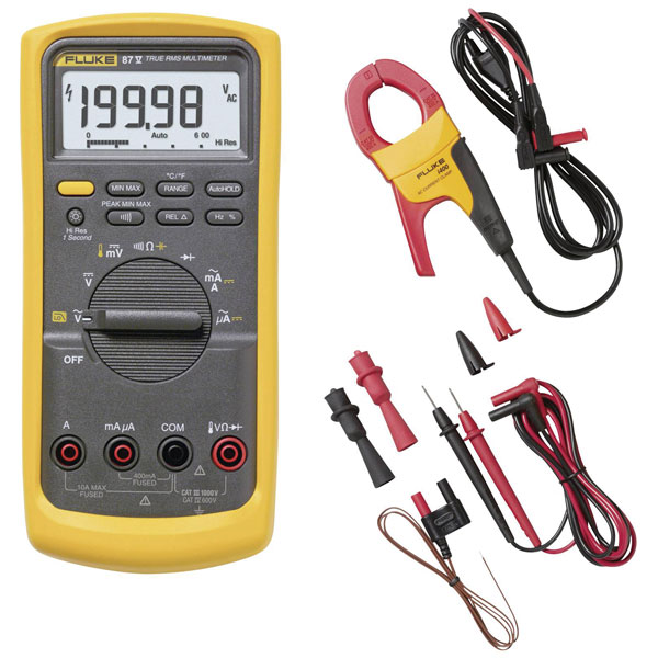 Fluke 3448783 87V IMSK handheld multimeter, digital, CAT III 1000 V