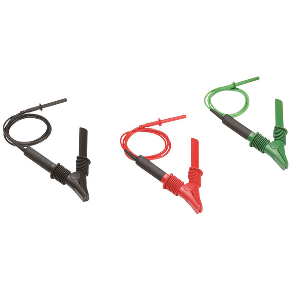 Fluke 4112351 TLK1550-RTLC safety test lead set 4 mm alligator cli...