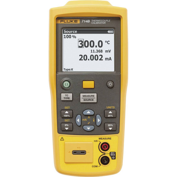 Fluke 4387869 714B calibrator temperature/voltage compact precise ...
