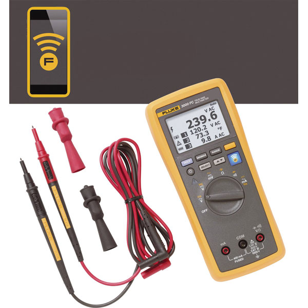 Fluke 4401595 FLK-3000 FC multimeter digital 10000 counts, CAT IV ...