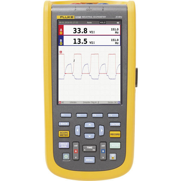 Fluke 4755659 123B/EU handheld oscilloscope 20 MHz 2-ch multimeter