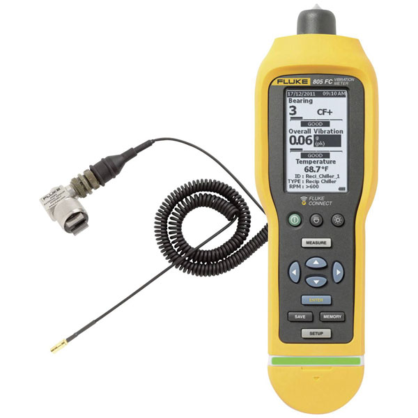 Fluke 4918373 Vibration tester ±5%, high-temp, resistant to oils/s...