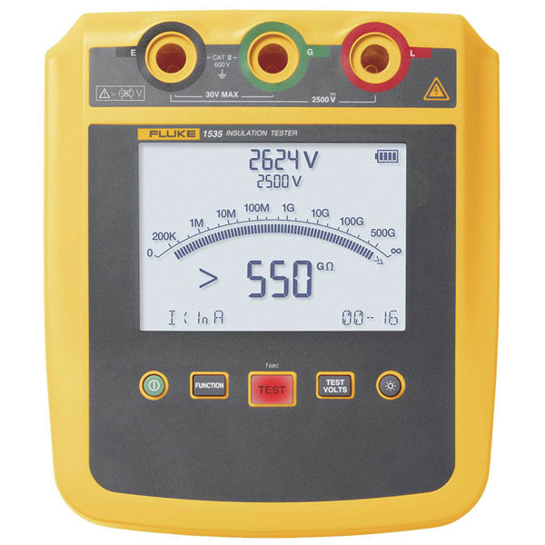 Fluke 5592398 1535 Insulation Tester 250-2500 V, 500 GO, 1 pc