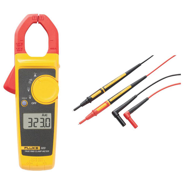 Fluke 6003368 FLK-323/TL175 clamp meter, digital, CAT III 600V, 40...