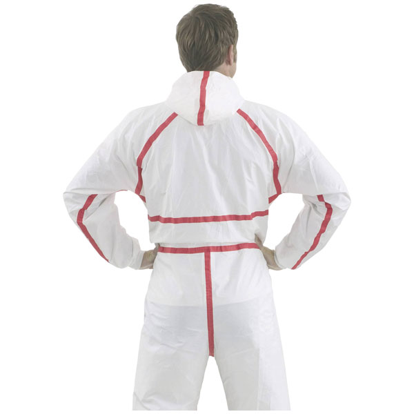 3M 4520XXL Protective suit 4565 Size=XXL White Red