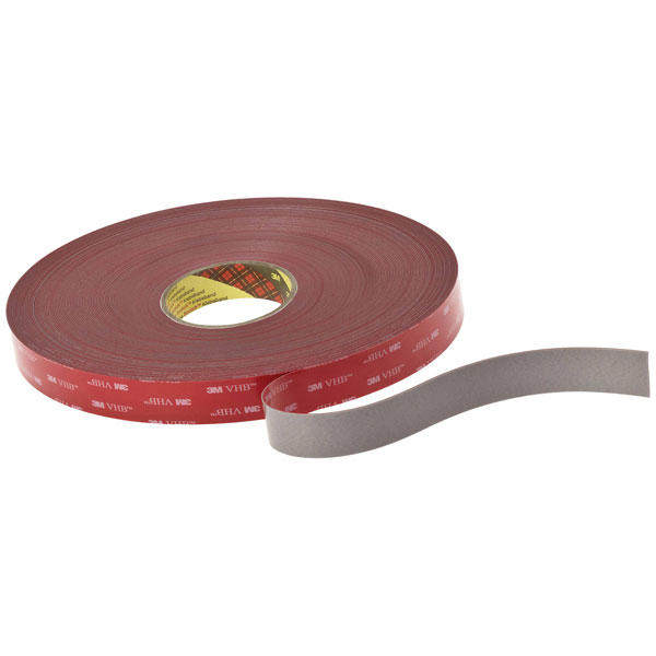 3M 49912516 VHB™ 4991 F Double Sided Adhesive Tape Grey 5.5 m x 19...