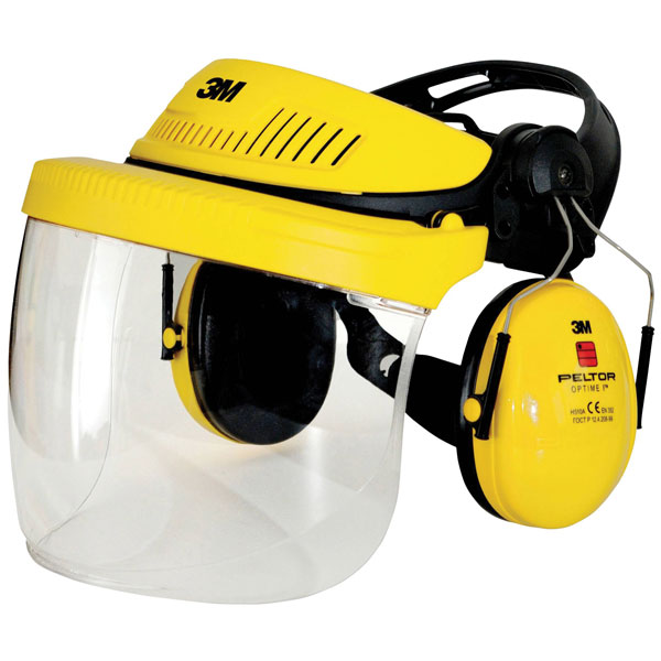 3M 5V5F1H51GU G500 Face shield EN 352 EN 1731 Yellow