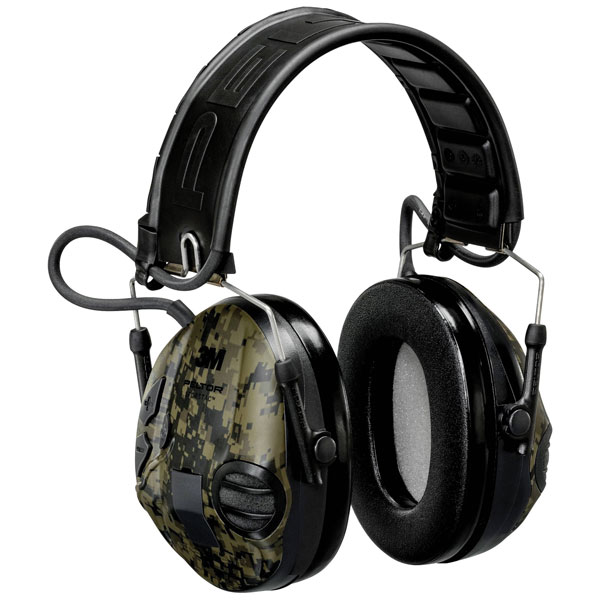 3M Peltor MT16H210F-478GN945 SportTac Protective Ear Caps Headset ...