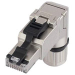 LappKabel 602411 Ethernet plug, right angle, RJ45, 8 pins, IP20, 10 Gbit/s