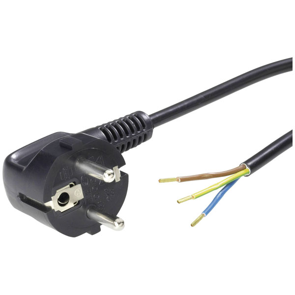 LAPP 70261131 device cable 2.00 m black with right-angle plug