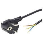LAPP 602445 PVC device connection cable 2.00 m black right-angle plug