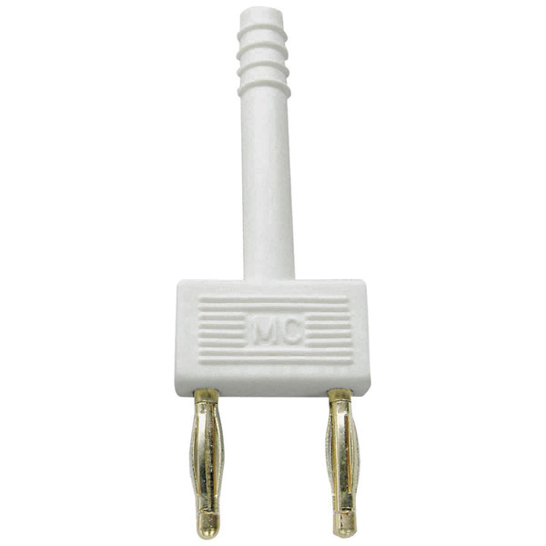 Stäubli 240042-29 KS2-10L fuse connector white 2mm diameter dot pi...