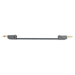 Stäubli 280039-00728 LK205 test lead, 2 mm banana jacks, 75 cm, grey, 1 pc