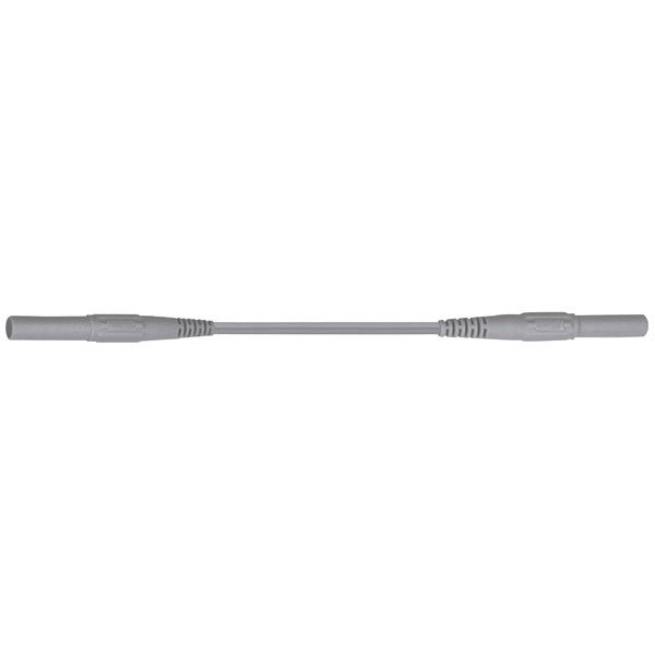 Stäubli 669391-05028 XMF-419 safety test lead 4mm banana plug 05m grey