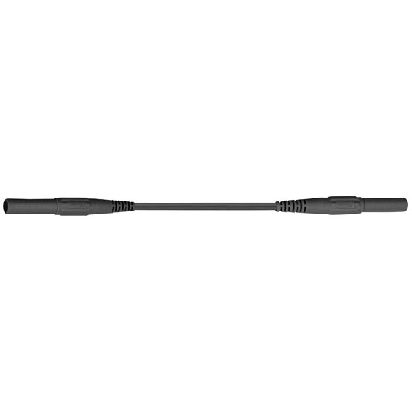 Stäubli 669392-05021 XMS-419 test lead 4mm banana jack 05m black s...