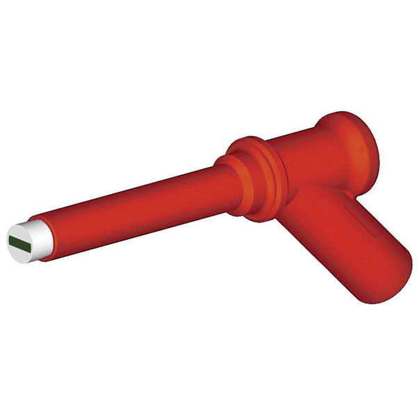 Stäubli 669509-22 XMA-7L safety test probe 4mm CAT IV 1000V red ma...
