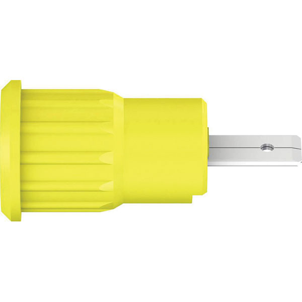 Stäubli 233160-20 SEB4-F/A safety jack socket gr/yel rigid 4 mm brass
